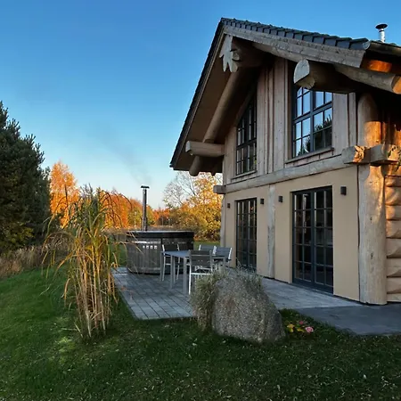 Wunderschoenes Blockhaus Direkt Am Fuer 10 Pax * Grobern