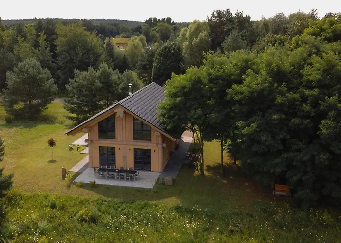 Vakantiehuis Wunderschoenes Blockhaus Direkt Am Fuer 10 Pax