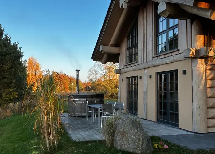 Wunderschoenes Blockhaus Direkt Am Fuer 10 Pax * Grobern
